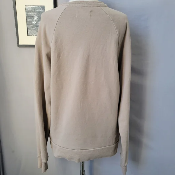 Everlane Track Organic Cotton Crew Neck Pullover Sweatshirt M - Picture 3 of 16